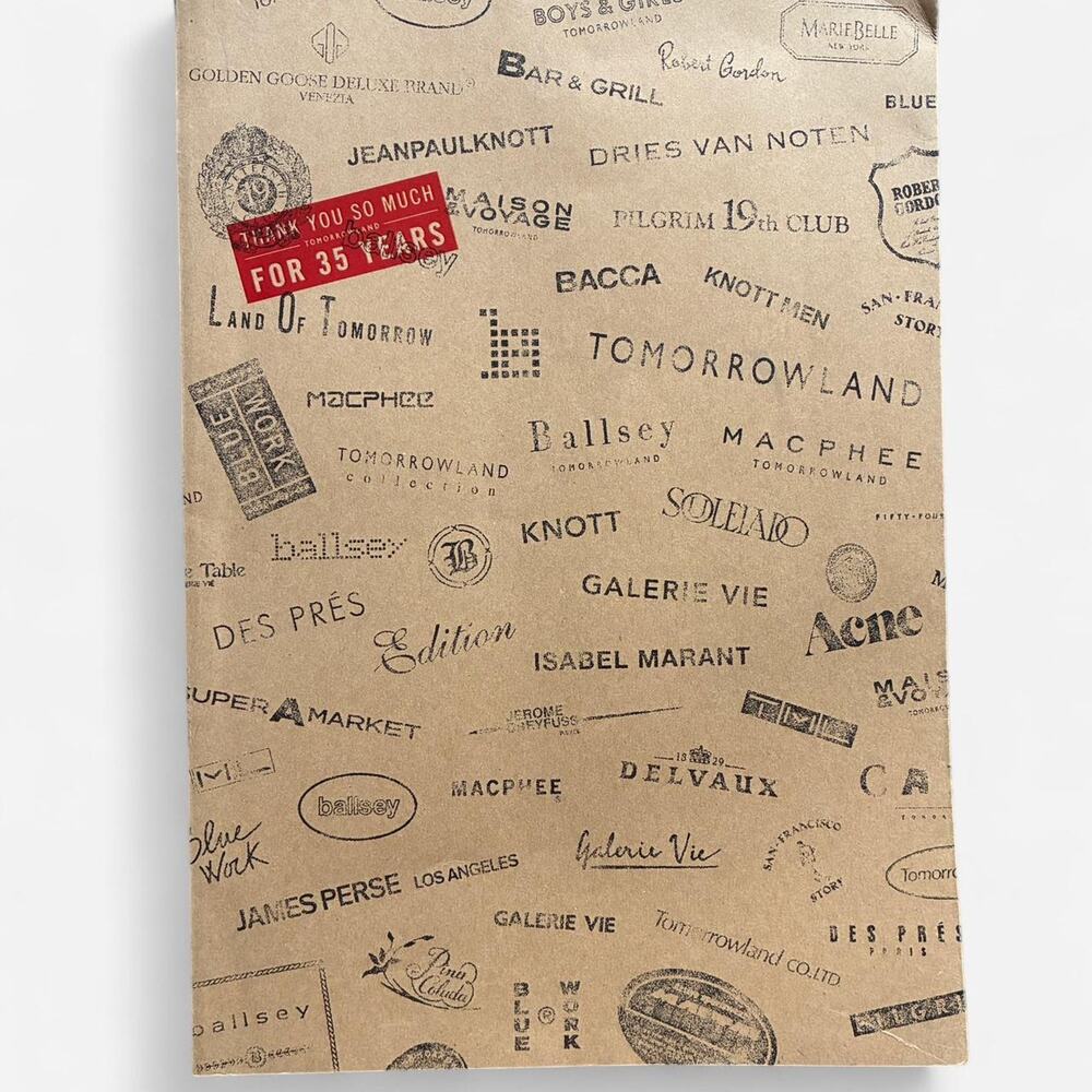 Tomorrow land 2013 35th anniversary special Edition fashion Book